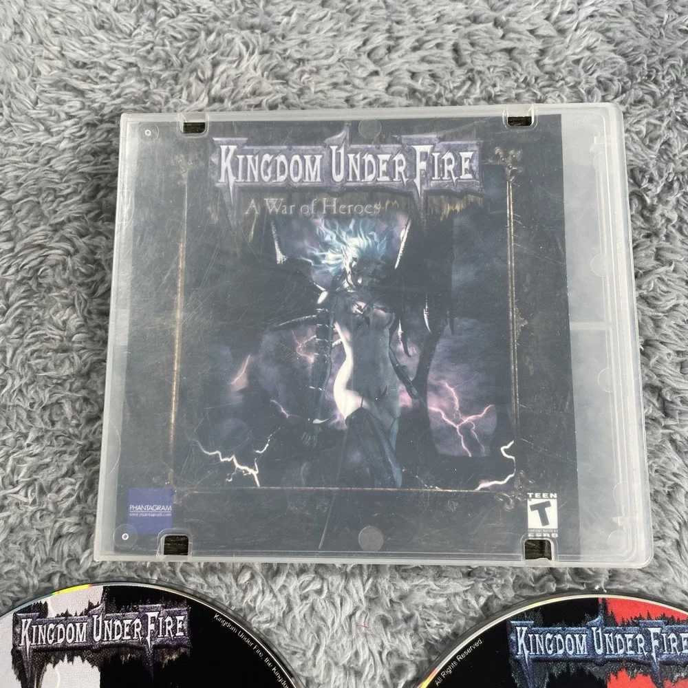 Kingdom Under Fire A War of Heroes PC Vintage CD-ROM Disk 1 And 2
